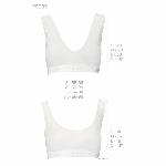 Спортивний топ з еластичної бавовни Passion PS005 TOP L, white - мініатюра 3