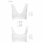Спортивний топ з еластичної бавовни Passion PS005 TOP M, white - мініатюра 3