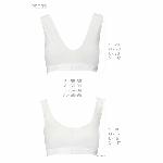 Спортивний топ з еластичної бавовни Passion PS005 TOP XL, white - мініатюра 3