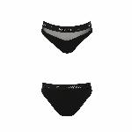 Трусики з прозорою вставкою Passion PS006 PANTIES M, black - мініатюра 4
