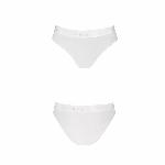 Трусики з прозорою вставкою Passion PS006 PANTIES L, white - мініатюра 3
