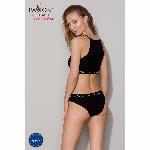 Спортивний топ з прозорою вставкою Passion PS006 TOP L, black - мініатюра 2