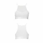 Спортивний топ з прозорою вставкою Passion PS006 TOP S, white - мініатюра 3