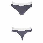 Спортивні трусики-стрінги Passion PS007 PANTIES dark grey, L - мініатюра 4