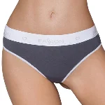Спортивні трусики-стрінги Passion PS007 PANTIES dark grey, L - мініатюра 1