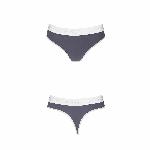 Спортивні трусики-стрінги Passion PS007 PANTIES XL, dark grey - мініатюра 3