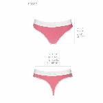 Спортивні трусики-стрінги Passion PS007 PANTIES M, pink - мініатюра 2