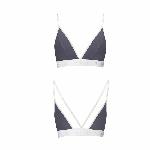 Спортивний топ з подвійними бретелями Passion PS007 TOP S, dark grey - мініатюра 4