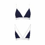 Спортивний топ з подвійними бретелями Passion PS007 TOP M, navy blue - мініатюра 5