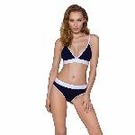 Спортивний топ з подвійними бретелями Passion PS007 TOP M, navy blue - мініатюра 3
