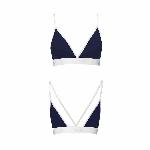 Спортивний топ з подвійними бретелями Passion PS007 TOP XL, navy blue - мініатюра 5