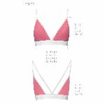 Спортивний топ з подвійними бретелями Passion PS007 TOP L, pink - мініатюра 5