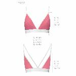 Спортивний топ з подвійними бретелями Passion PS007 TOP M, pink - мініатюра 5