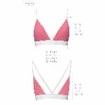 Спортивний топ з подвійними бретелями Passion PS007 TOP S, pink - мініатюра 5