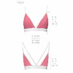Спортивний топ з подвійними бретелями Passion PS007 TOP XL, pink - мініатюра 5