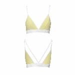 Спортивний топ з подвійними бретелями Passion PS007 TOP M, yellow - мініатюра 4