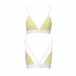 Спортивний топ з подвійними бретелями Passion PS007 TOP XL, yellow - мініатюра 4