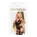 Бодістокінг у будуарному стилі Penthouse - Hottie Black S/L - мініатюра 4