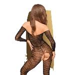 Бодістокінг з довгими рукавами Penthouse - Dreamy Diva Black S/L - мініатюра 4