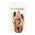 Бодістокінг на одне плече Penthouse - Fancy Dope Black S/L - мініатюра 4