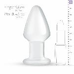 Скляна анальна пробка Gildo Glass Buttplug No. 25 - мініатюра 3