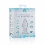 Скляна анальна пробка Gildo Glass Buttplug No. 25 - мініатюра 5
