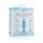 Скляна анальна пробка з внутрішньою спіраллю Gildo Glass Buttplug No. 23 - мініатюра 5