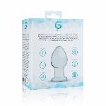 Скляна анальна пробка Gildo Glass Buttplug No. 26 - мініатюра 5