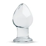 Скляна анальна пробка Gildo Glass Buttplug No. 26 - мініатюра 1