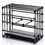Міцна розбірна клітка для покарань Kennel Adjustable Bondage Cage - мініатюра 1