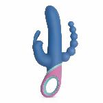 Вібратор-кролик з ротацією и анальним стимулятором PMV20 Vice - Double Vibrator - мініатюра 3
