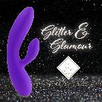 Гнучкий вібратор кролик з двома моторами FeelzToys Lea Rabbit Vibrator Medium Purple - мініатюра 3