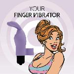Вібратор на палець FeelzToys Magic Finger Vibrator Purple - мініатюра 2