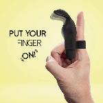 Вібратор на палець FeelzToys Magic Finger Vibrator Black - мініатюра 3