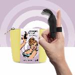 Вібратор на палець FeelzToys Magic Finger Vibrator Black - мініатюра 1