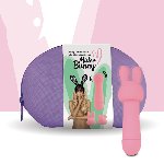 Мінівібратор FeelzToys Mister Bunny Pink з двома насадками - мініатюра 1