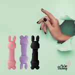 Мінівібратор FeelzToys Mister Bunny Pink з двома насадками - мініатюра 6