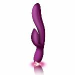 Вібратор-кролик Rocks Off Regala Fuchsia для стимуляції точки А, 2 потужні мотори, LED-підсвічування - мініатюра 2