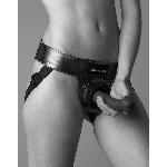 Трусики для страпона Strap-On-Me Leatherette Harness CURIOUS - мініатюра 9