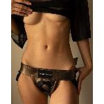 Трусики для страпона Strap-On-Me Leatherette Harness CURIOUS - мініатюра 5