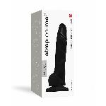Реалістичний фалоімітатор Strap-On-Me SOFT REALISTIC DILDO Black - Size S - мініатюра 3
