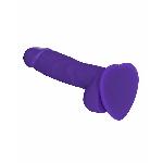 Реалістичний фалоімітатор Strap-On-Me SOFT REALISTIC DILDO Violet - Size M - мініатюра 2