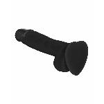Реалістичний фалоімітатор Strap-On-Me SOFT REALISTIC DILDO Black - Size L - мініатюра 3