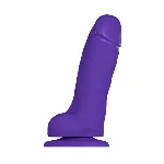Реалістичний фалоімітатор Strap-On-Me SOFT REALISTIC DILDO Violet - Size XL - мініатюра 1
