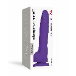 Реалістичний фалоімітатор Strap-On-Me SOFT REALISTIC DILDO Violet - Size XL - мініатюра 3