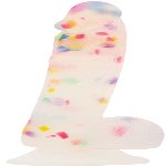 Фалоімітатор з конфетті ADDICTION - PARTY MARTY 7.5″ - FROST & CONFETTI, 19 см, силікон - мініатюра 1