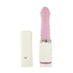 Розкішний вібратор-пульсатор з присоскою Pillow Talk - Feisty Thrusting Vibrator Pink - мініатюра 1