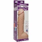 Фалоімітатор Doc Johnson Realistic Hung - Vanilla, Vac-U-Lock, діаметр 7 см - мініатюра 3