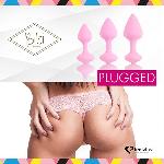 Набір силіконових анальних пробок FeelzToys - Bibi Butt Plug Set 3 pcs Pink - мініатюра 5