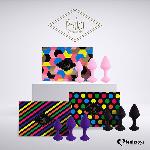 Набір силіконових анальних пробок FeelzToys - Bibi Butt Plug Set 3 pcs Pink - мініатюра 6
